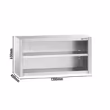 Armário mural PREMIUM - 1,2 m - sem porta deslizante 0,65 m de altura