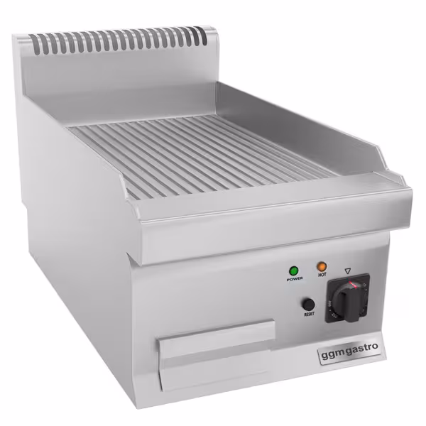Plancha eléctrica - acanalada (4,5 kW)
