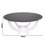 Buffet Stand - Octopus - Stainless steel, powder-coated - White - Ø700mm