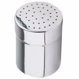 (6 szt.) Dozowniki do przypraw – drobnoziarniste – otwory Ø 1 mm – stal nierdzewna – 150 ml – wysokość: 75 mm