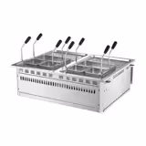 Commercial Electric Drop-in Pasta Cooker – 13+13 L – 15 kW
