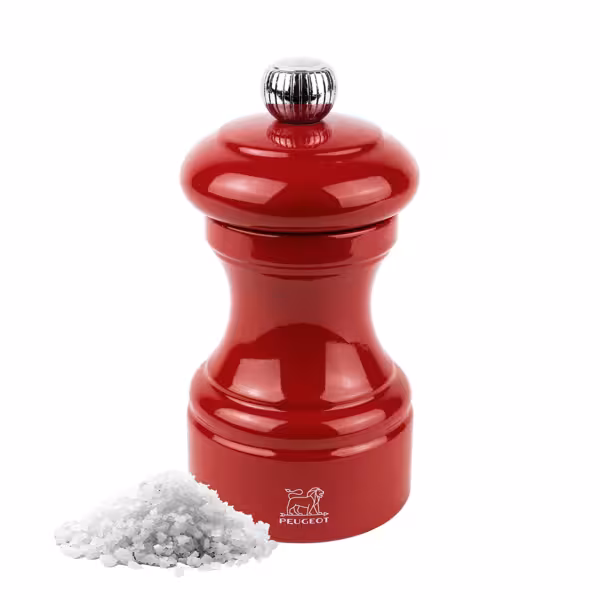 (6 pièces) PEUGEOT | BISTRORAMA – Moulin à sel – Bois – Rouge passion – Hauteur : 100 mm