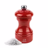 (6 pièces) PEUGEOT | BISTRORAMA – Moulin à sel – Bois – Rouge passion – Hauteur : 100 mm