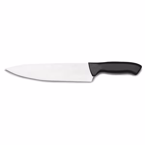 Koksmes - Lemmet: 230mm - recht - RVS