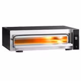 Electric Deck Pizza Oven - Single Deck - Refractory Stone Deck - 6 x Ø 35cm (13.8") - Touchscreen Controls - up to 400°C