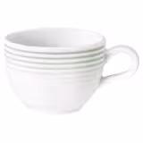 (6 pcs) SELTMANN WEIDEN | Demitasse Espresso Cups – 90 ml – Porcelain – Sage Green – Dishwasher-Safe – Tulip