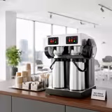 Aparat de cafea cu filtru PROFESIONAL - 2 x 2,2 litri - incl. 2 căni termos cu pompă