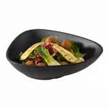 (6 uds) Bol cuadrado - NERO - Melamina - 0,8L - 280x220mm - Profundidad: 70mm - Negro