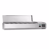 Vetrina Refrigerata Porta Ingredienti / Vetrina Gastronorm ECO - 1500x335mm - 7x GN 1/4
