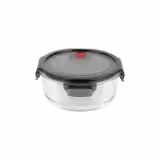 ZWILLING | Gusto Round Borosilicate Glass Food Container – 1.3 L - Airtight, Leakproof - Lid not microwave/oven-safe