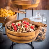 ACACIA - وعاء - خشب الأكاسيا - 3 لتر - قطر 270 مم - بني  (قطع x6)