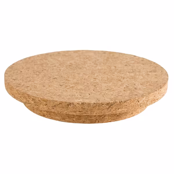 (6 pcs) Cork Lid - FRESH WOOD - Ø115mm - fits 10430 & 10435