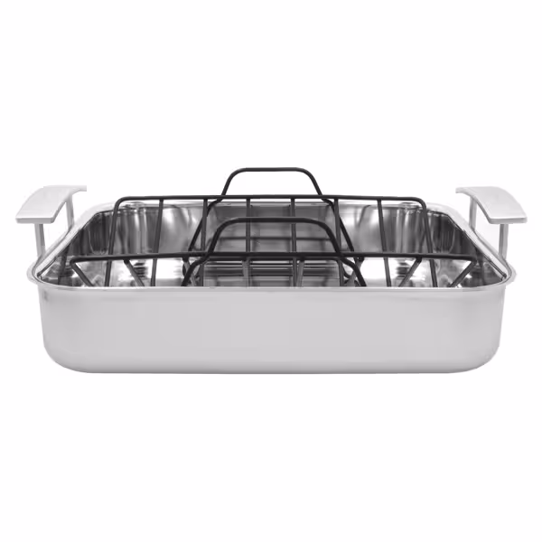 DEMEYERE | INDUSTRY 5 - Braadslede met rooster - 390x330mm - RVS