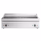 Elektrische grillplaat - 13,75kW - 1200mm - Kantelbaar grillrooster - Tafelmodel - 700mm diep - RVS