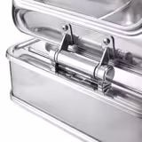 Induction Chafing Dish – GN 1/1 - Soft-Close Glass Lid - 8.5 L - Stainless Steel