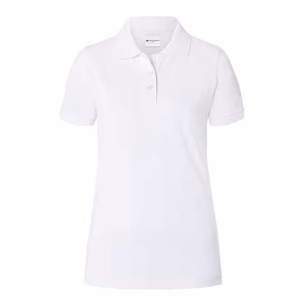 KARLOWSKY | Dames Werkkleding Poloshirt Basic - Wit - maat: XS