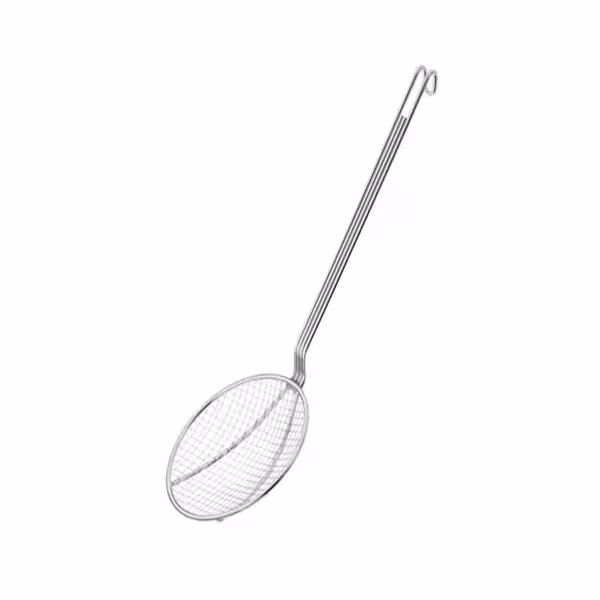 Frituurlepel - Ø 143 mm - handgreep 340 mm - RVS