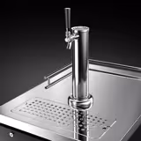 Sörhűtő csappal - 1 x 50 literes hordóhoz - 600x780 mm - 1 ajtó