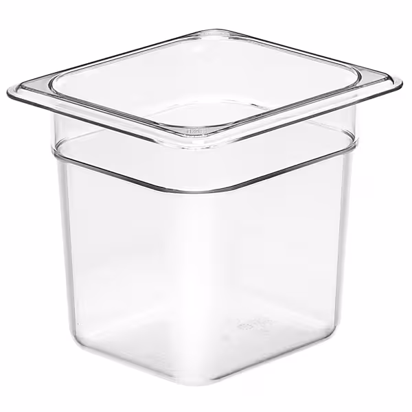 (6 stuks) CAMBRO | Camview® - Copolymeer Gastronormbak 1/6 - Helder - Hoogte: 150mm - BPA-Vrij