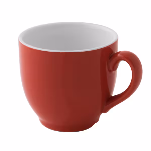 (6 stuks) COLORS - Koffiekopje - 140ml - Rood