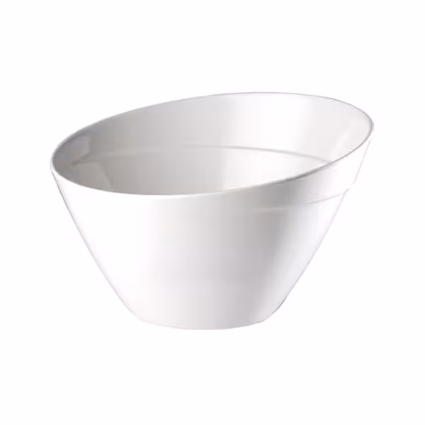 (6 st) Skål - BALANCE - melamin - 1,5 l - rund - Ø 210 mm - stapelbar - vit