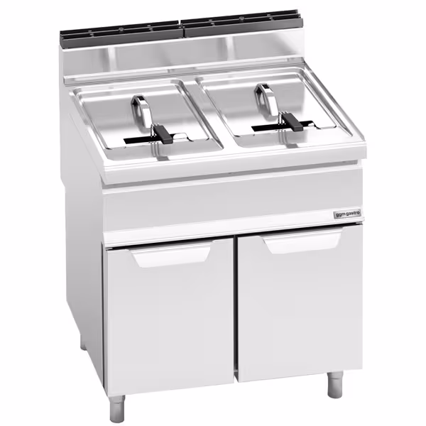 Gas Doppelfritteuse - 20+20 Liter - 33 kW