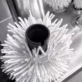 Polisseuse à verres professionnelle - 2,62kW - avec soufflerie d’air chaud & 8 rouleaux rotatifs