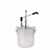 Sausdispenser - RVS - 4L - 188x240x335mm - instelbare dosering - met bak