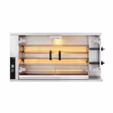 Gaz Rôtissoire à poulets Compacte à poser - avec 2 broches pour jusqu’à 10 poulets - 9,4kW