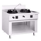 Wok-liesi - kaasu - 30 kW - 2 poltinta - sisältää 1 vesihana