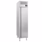 Vrieskast RVS PREMIUM PLUS - GN 1/1 - 482mm - 325liter - tot -18°C tot -1°C - met 1 deur - geforceerde koeling, LED‑verlichting & legroosters