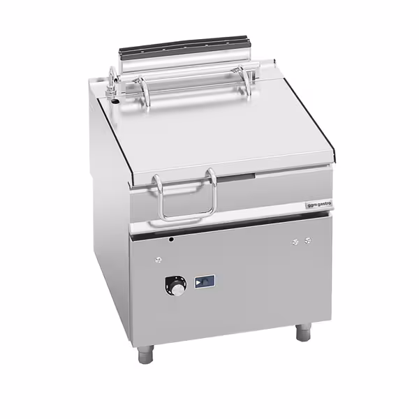 Kantelbare braadpan PAOLO 900 - gas - 80L - 20kW - elektrische kanteling - 900