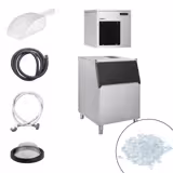 Schilferijsmachine - 220 kg / 24 uur - incl. ijsopslagbak