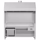 Élément neutre pour grill à charbon de bois / à gaz BERLIN – 1760 mm – inox