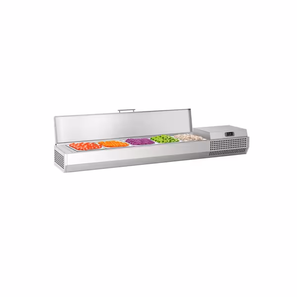 Vitrine Réfrigérée à Ingrédients PREMIUM PLUS - 1493x413mm - 5x GN 1/3
