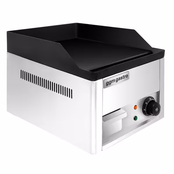 Електрически грил тиган - 2,2 kW - Гладък