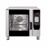 Bakery- Commercial Combi Oven - Touchscreen Controls - 4x EN 600x400 or 4x GN 1/1 - incl. Automatic washing system, Core temperature probe, Direct steam injection, Wi‑Fi & USB - 7" TFT touchscreen