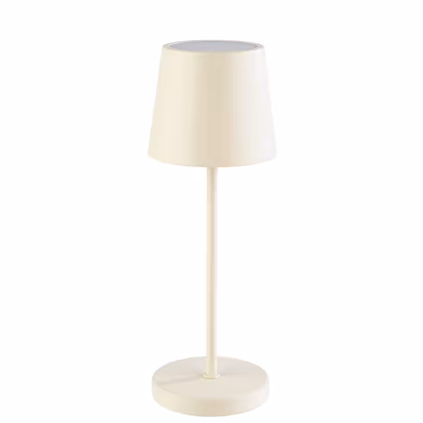 Lampa stołowa – MERLE MINI – z 3-stopniową regulacją jasności – Ø 90 mm – Whisper White