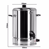 Bollitore per acqua e vin brulé professionale - 17L - 2,5kW - Acciaio inox - Regolazione continua della temperatura
