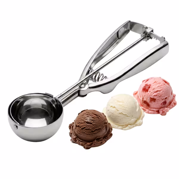 Ice Cream Scoop Portioner – Ø40 mm - 25 ml portion - Stainless Steel - Dishwasher Safe