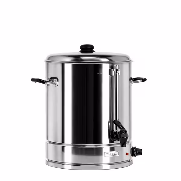 Wasser- & Glühweinkocher - Edelstahl - 21 Liter - 3 kW - Stufenlose Temperaturregelung