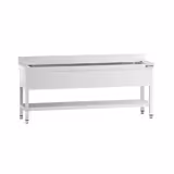  Tencere Yıkama Tezgahı Premium -1800x600mm - Alt raflı & 1 evyeli