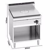 Fourneau à plaque coup de feu gaz - 10kW