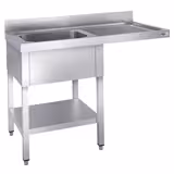 Astianpesukoneen allaskaappi - 1400x700mm - 1 allas vasemmalla
