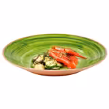 (6 pz) Vassoio da servizio - LA VIDA - Melamina - Ø 405mm - Altezza: 55mm - Verde