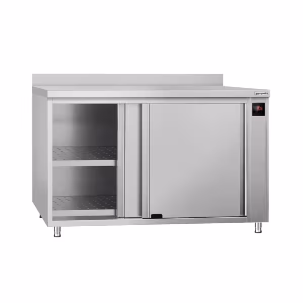 Armadio riscaldante ECO - 1200x700mm - con backsplash e porte scorrevoli - Digitale