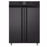 Commercial Refrigerator Stainless Steel PREMIUM - 1400 L - 2 Doors - GN 2/1 - Ventilated - Anthracite