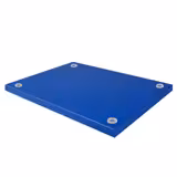 Tagliere professionale in polietilene (HDPE) - 600x400mm - Spessore: 20mm - Conforme HACCP - Blu - con piedini antiscivolo