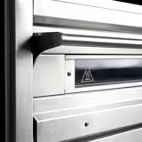 Gas Deck Pizza Oven - Twin Deck - Refractory Stone Deck - 9+9 - Ø 33cm (13") - 230V Single Phase - Mechanical Controls - incl. Stainless steel hood & Proofing cabinet