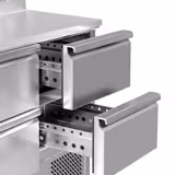 Table de préparation Mini ECO - 1368 mm - 6 tiroirs - pour 8x GN 1/6